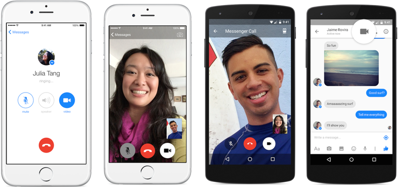 FAcebook Messenger video calling iPhone screenshot 001