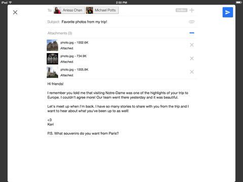 Gmail 2.7182 for iOS (iPad screenshot 002)