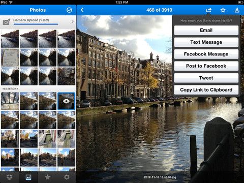 Dropbox 2.1 for iOS (iPad screenshot 002)