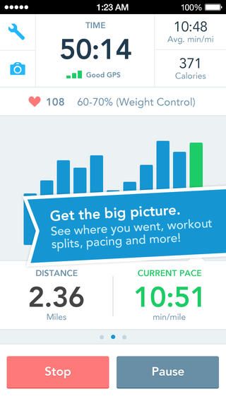 Run Keeper 4.1 for iOS (iPhone screenshot 005)