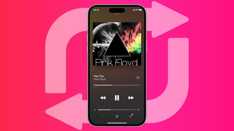 Application iPhone Music affichant l