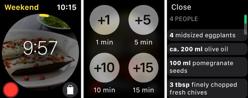 Veggie Weekend on Apple Watch