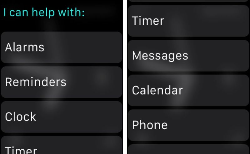 Apple Watch Siri