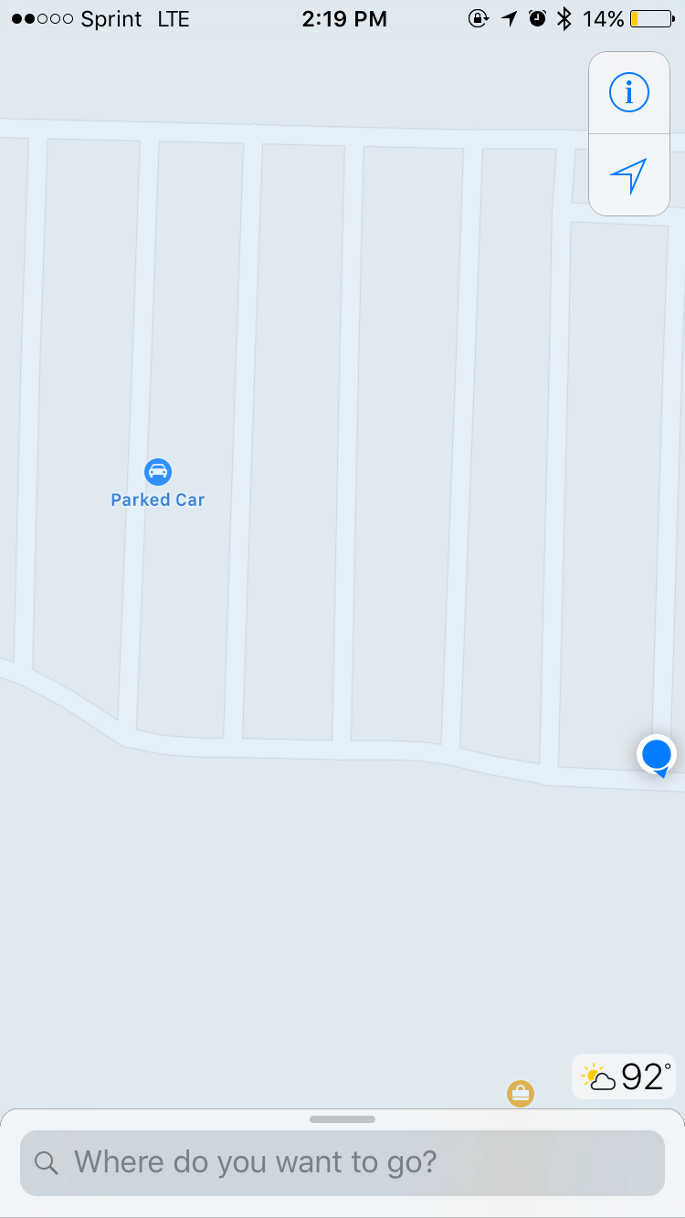 apple maps park