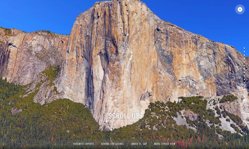 Google Maps El Capitan climb image 002