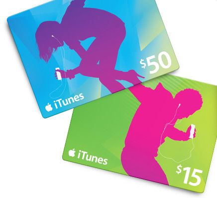 itunes gift cards