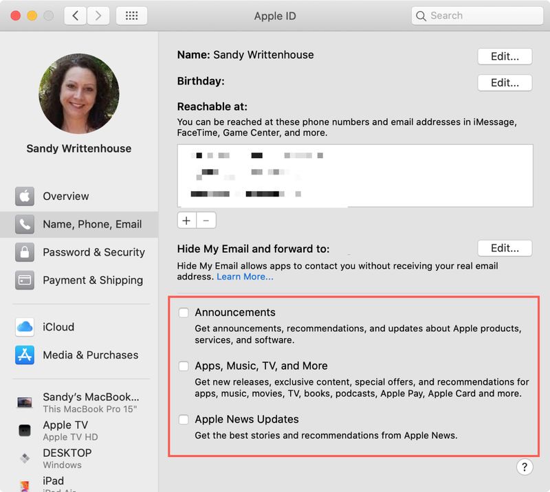 Arrêter les annonces Apple News Mac