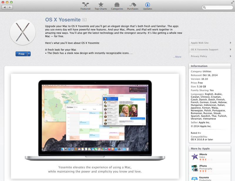 yosemite update