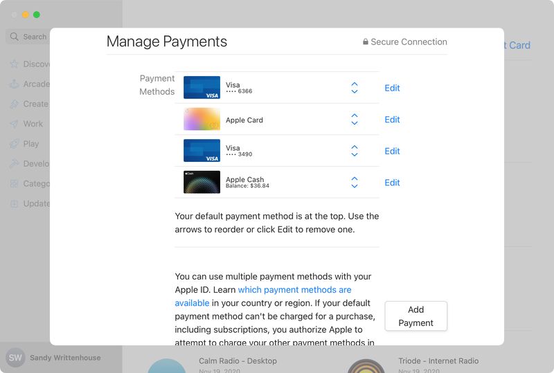 Comment changer votre méthode de paiement Apple ID sur Mac ou PC Pomme