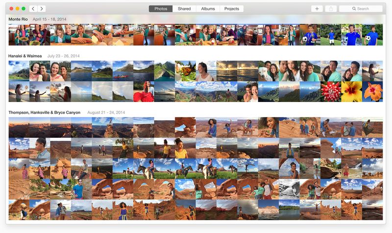 Photos for OS X Collections Mac screenshot 001