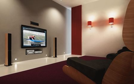 iTV on wall mockup