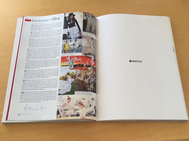 Vogue March 2015 Apple Watch ad 001