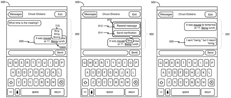 Apple patent smarter Auto-Correction drawing 002
