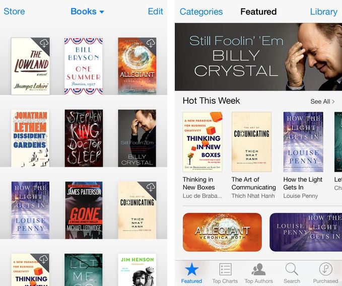 iBooks 3.2 for iOS (iOS 7, iPhone screenshot 001)