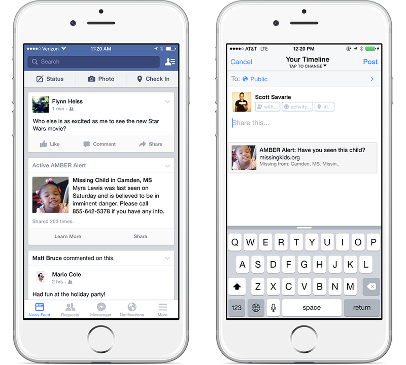 Facebook AMBER Alerts image 002