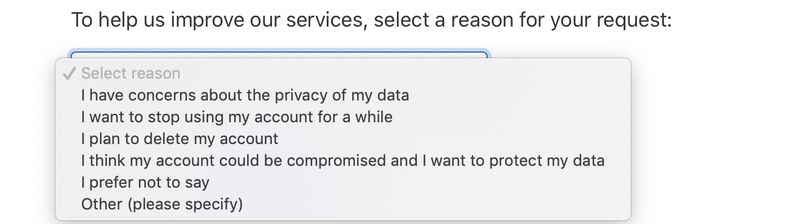 why you are suspending your apple account