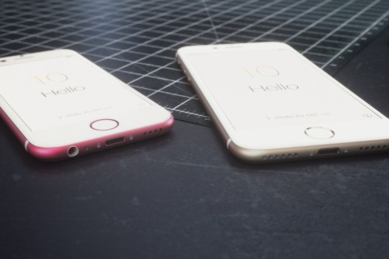 iPhone 5se iPhone 7 concept Curved image 004
