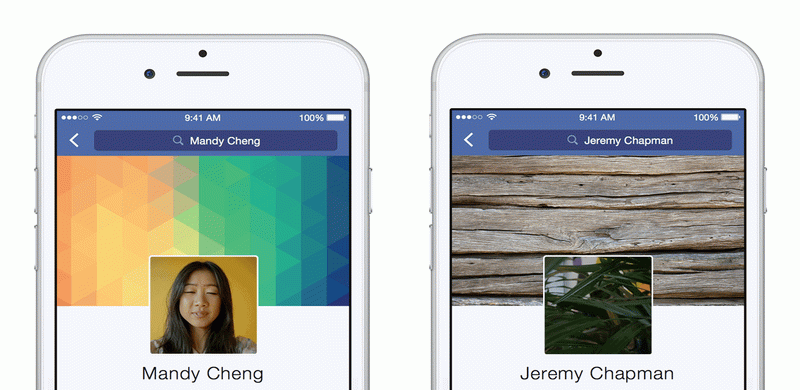 Modifications du profil mobile Facebook
