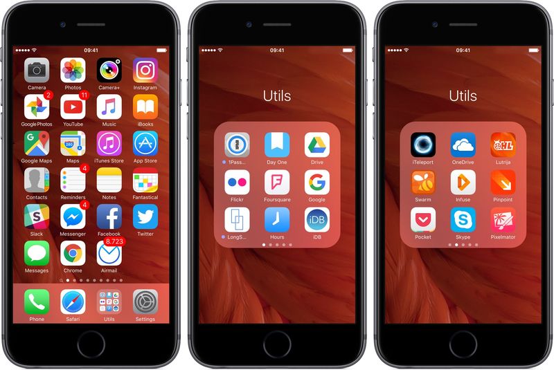 My Home Screen Christian Zibreg iPHone screenshot 001