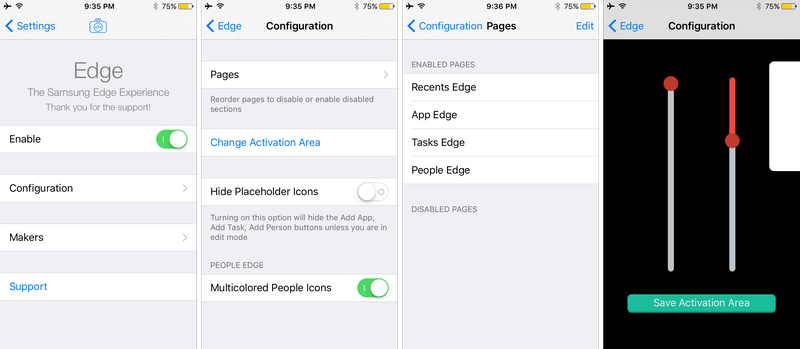 Edge Preferences Pane Options to Configure