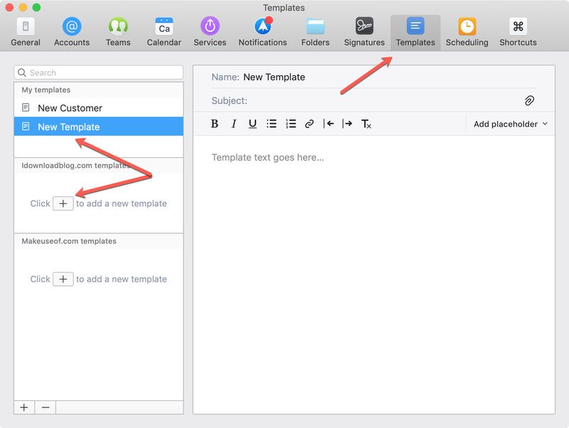 Spark Email Create New Template