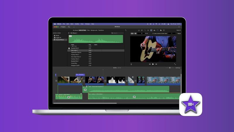 Censurez ou supprimez les mots et la voix dans iMovie sur Mac