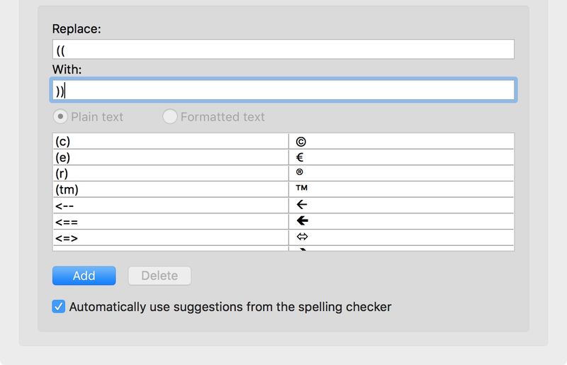 Remplacer la correction automatique de Word par Mac