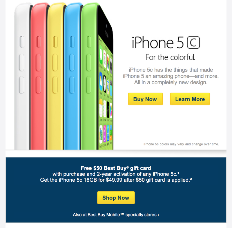 best buy 5c gift card