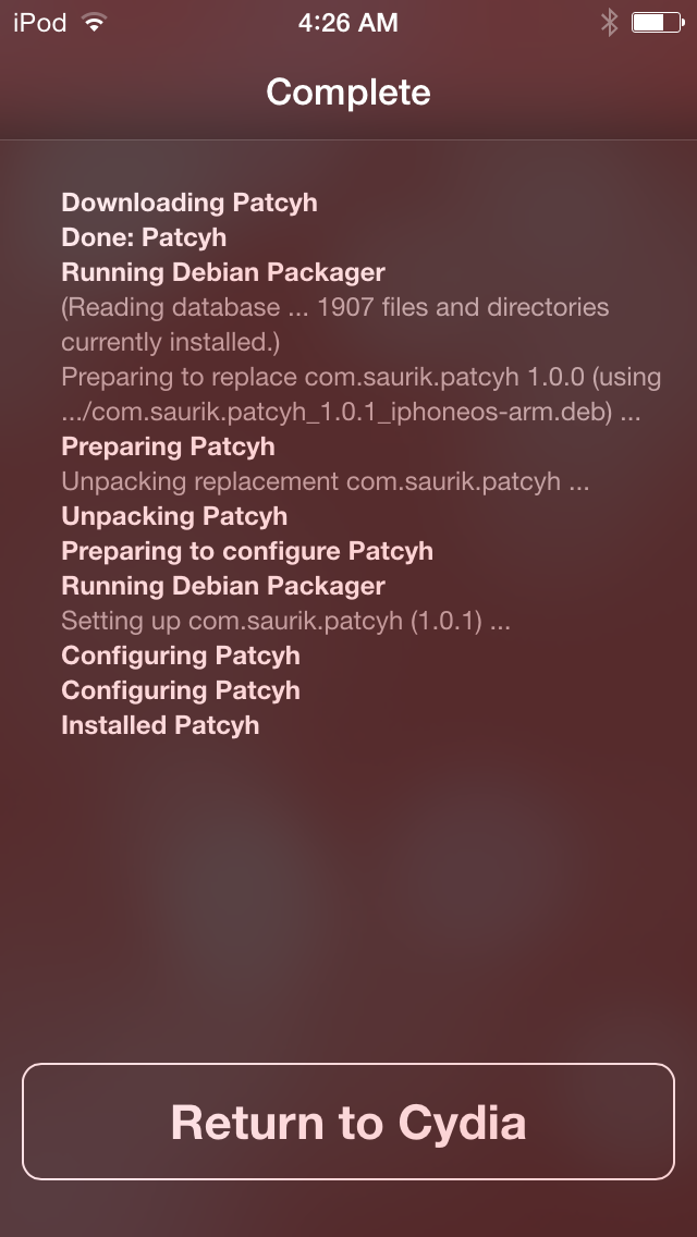 TranslucentCydia 2