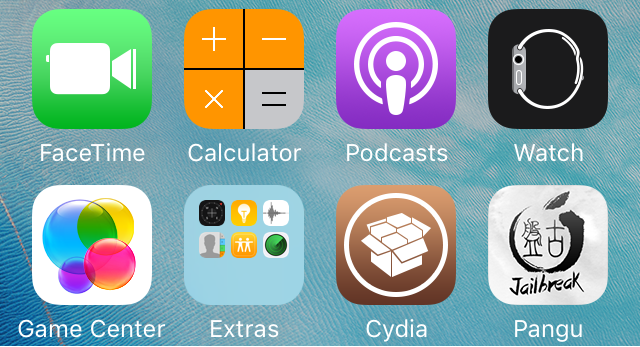 Home Screen Cydia Pangu