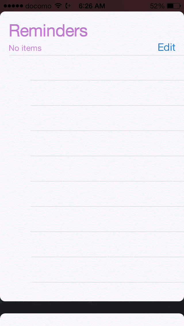 iOS 7 Reminders Creating Reminders