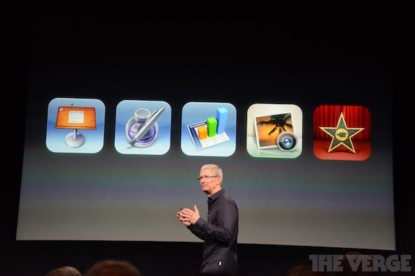 iWork Tim Cook iPhone event
