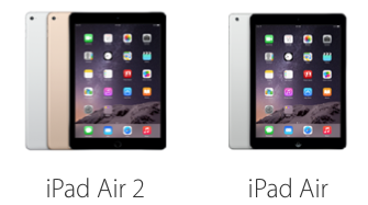 iPad Air 2 vs iPad Air
