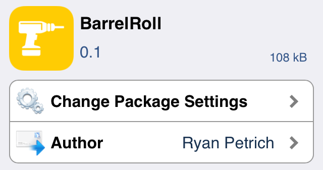 BarrelRoll Cydia