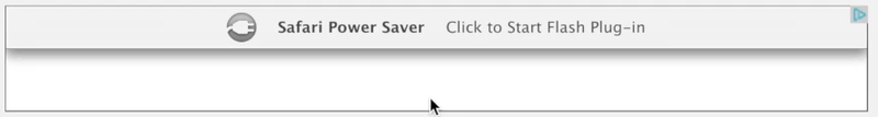 Zoom sur Safari Power Saver dans Mavericks