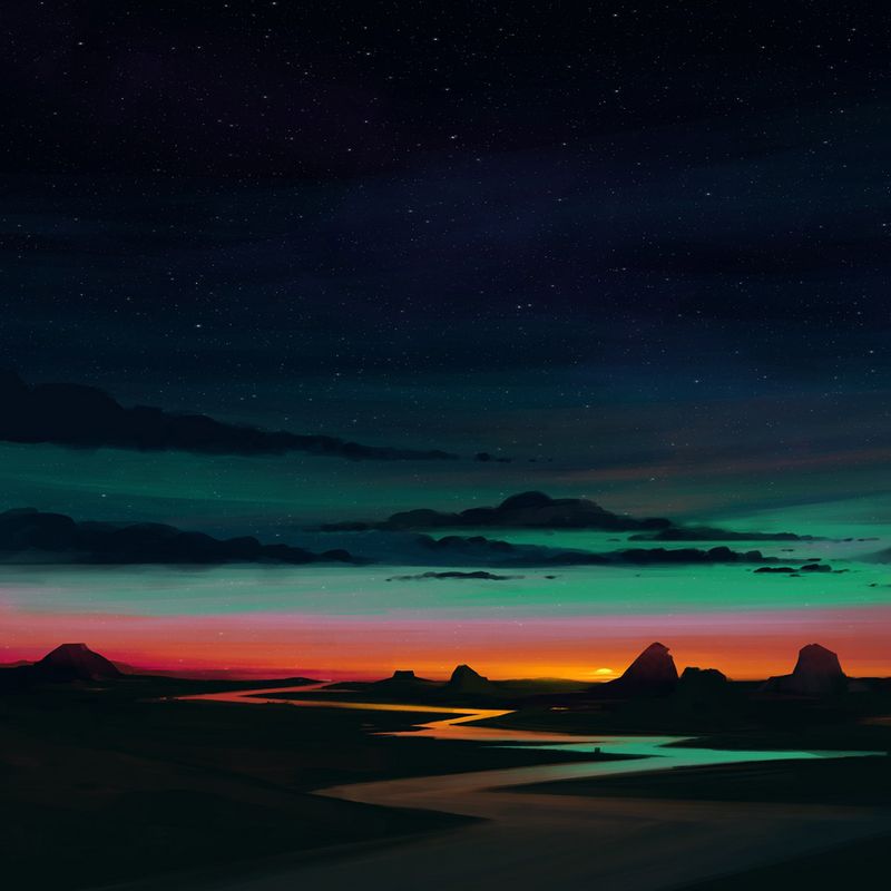 Sunrise wallpaper for iPhone idownloadblog river